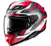 HJC F71 Fes Helmet, white/red/grey, size XL (60/61)