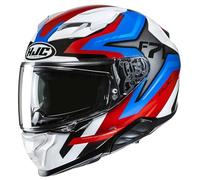 HJC F71 Fes Motorcycle Sport Touring Full Face Helmet White/Blue/Red (M)