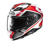 HJC F71 Full Face Motorcycle Helmet Tozz MC6HSF Matte White/Orange