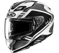 HJC F71 Tozz Helmet, black-grey-white, size 2XL for Men