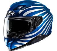 HJC F71 Zen Helmet, blue/white, size L (58/59)