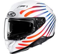 HJC F71 Zen White Blue Full Face Helmet Size M M