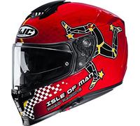 HJC Helmets R-PHA-70 ISLE OF MAN IOM TT BLACK/RED M