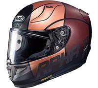 HJC Helmets RPHA 11 QUINTAIN MC9SF Motorcycle Helmet, Black/Brown, XS