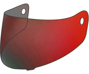 HJC HJ-09 Visor, Iridium Red