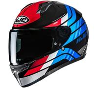 HJC C10 Hiper Helmet, black-red-blue, size S for Men