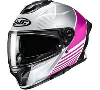 HJC C71 Morix Helmet, grey-white-pink, size M for Men