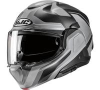 HJC F100 Bios Helmet, black-grey, size L for Men