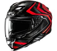 §HJC F71 Carbon Full Face Helmet Black-Red§