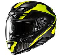 HJC F71 Tozz Helmet, black-green-yellow, size M for Men