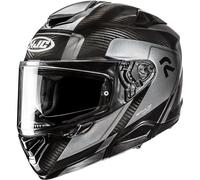 HJC RPHA 72 Carbon Fynex Helmet, black-silver, size M for Men