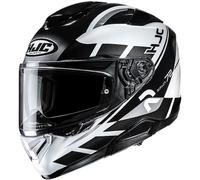HJC RPHA 72 Value Helmet, black-white-silver, size S for Men
