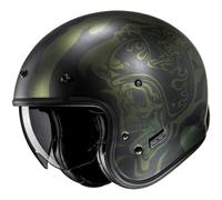 HJC V31 Flame Jet helmet, black-green, size XL for Men
