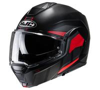 HJC i100 Beis MC1SF Flip-Up Helmet M unisex Matt/Black/Red, M