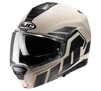 HJC i100 Beis MC9SF Flip-Up Helmet M unisex Matt/Black/Beige, M