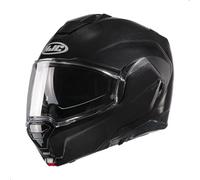 HJC i100 HJ-36 Pinlock Shield Modular Motorcycle Helmet DOT Approved (Black, Large)