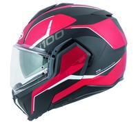 HJC i100 Lorix MC1SF Flip-Up Helmet Matt/Black/White/Red S