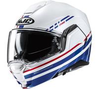 HJC i100 Sysma Helmet, white-red-blue, size L for Men