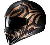 HJC i20 Thorn Jet Helmet, black-gold, size XL for Men