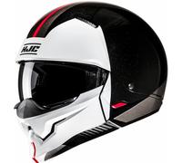 HJC i20 Vena Jet Helmet, black/white/red, size L (58/59)