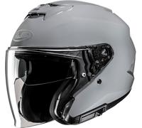 HJC i31 Solid Jet Helmet, grey, size L for Men