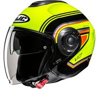 HJC i40N Linia Jet Helmet, yellow/red/black, size S (55/56)