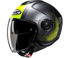HJC i40N Pyle Jet Helmet, black-grey-yellow, size 2XL for Men