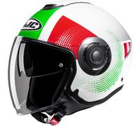 HJC i40N Pyle Jet Helmet, white/green/red, size L (59/60)