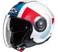 HJC i40N Pyle Jet Helmet, white-red-blue, size S for Men