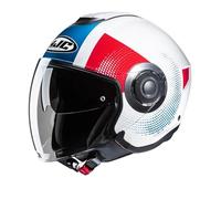HJC I40N Pyle White Blue Red MC21 Motorcycle Helmet (M) (XL)