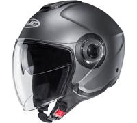 HJC i40N Solid Jet Helmet, silver, size M for Men