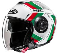 HJC i40N Velu Jet Helmet, white-pink-green, size 2XL for Men