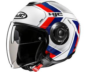 HJC i40N Velu Jet Helmet, white-red-blue, size XS 54 55 for Men