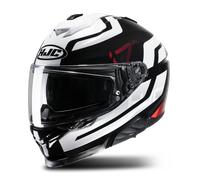 HJC i71 Enta Full Face Helmet Black/White/RedXS Black,White,Red