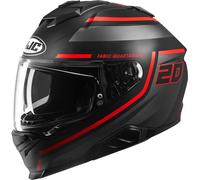 HJC i71 FQ 20 Helmet, black matt/red, size XXL (62/63)