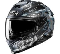 HJC i71 Taurus Helmet, grey/black/blue, size S (55/56)