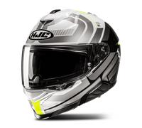 HJC I71 Viz Full Face Helmet White/Grey/Fluo YellowM White,Grey,Fluo Yellow