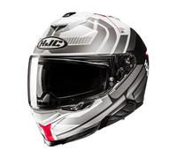 HJC I71 Viz MC1SF Red Dual Visor Full Face Ece22.06 Rated Motorcycle Helmet (L)