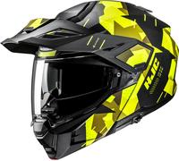 HJC i80 Roki Helmet, black-yellow, size M for Men