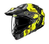HJC I80 Roki Yellow MC3HSF Flip Front Modular Adventure Motorcycle Helmet (M)