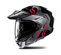 HJC I80 Velly Adventure Helmet Grey/Black/RedM Grey,Black,Red
