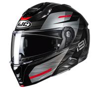 HJC i91 Dusk MC1 Flip-Up Helmet unisex Anthracite/Black/Red, 2XL