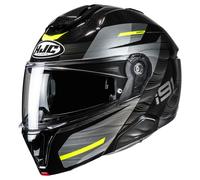 HJC i91 Dusk MC3H Flip-Up Helmet Anthracite/Black/Yellow 2XL gray
