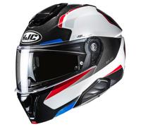 HJC i91 Felio MC21 Flip-Up Helmet unisex White/Blue/Red, L