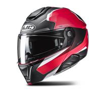 HJC i91 Felio Modular Helmet Red/BlackS Red,Black