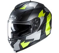HJC Motorcycle helmets C70 VALON MC4HSF, Noir/Blanc/Fluo, XL
