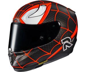 HJC RPHA 11 Miles Morales Marvel Helmet, black-white-red, size M for Men