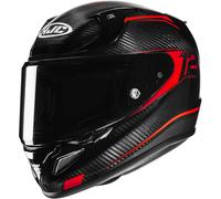 HJC RPHA 12 Carbon Keres Helmet, black-red, size M for Men