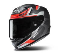 HJC RPHA 12 Carbon Xentra Helmet, black-grey-red, size XL for Men
