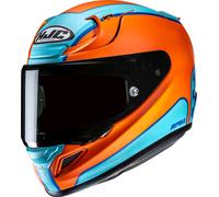 HJC RPHA 12 Respon Helmet, orange/blue, size M (57/58)